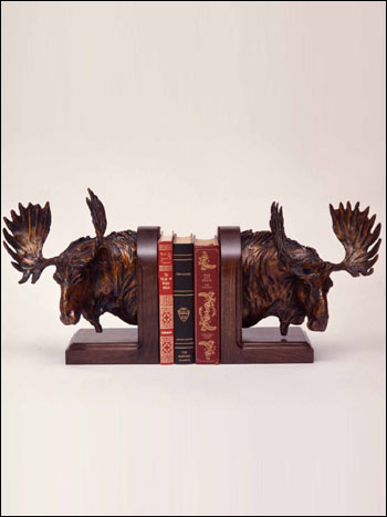 Moose Book Ends